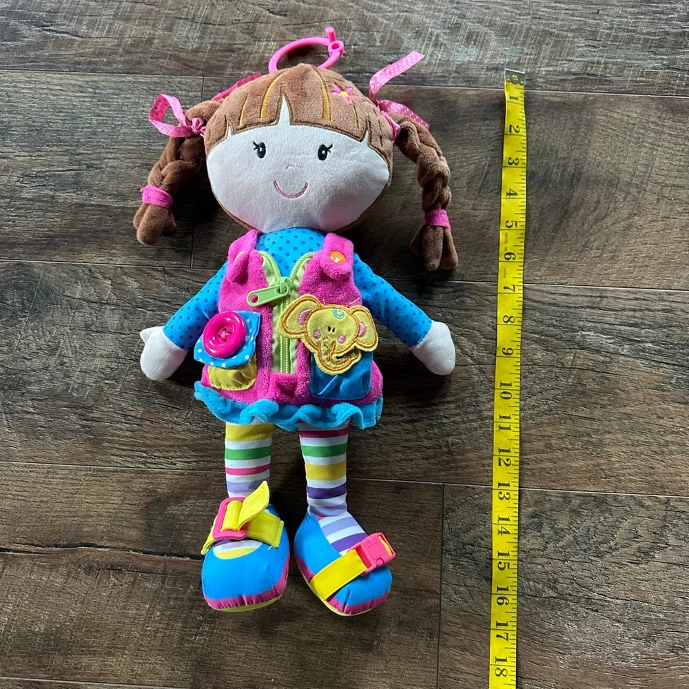 June Garden Dressy Friends Belle educational plush doll